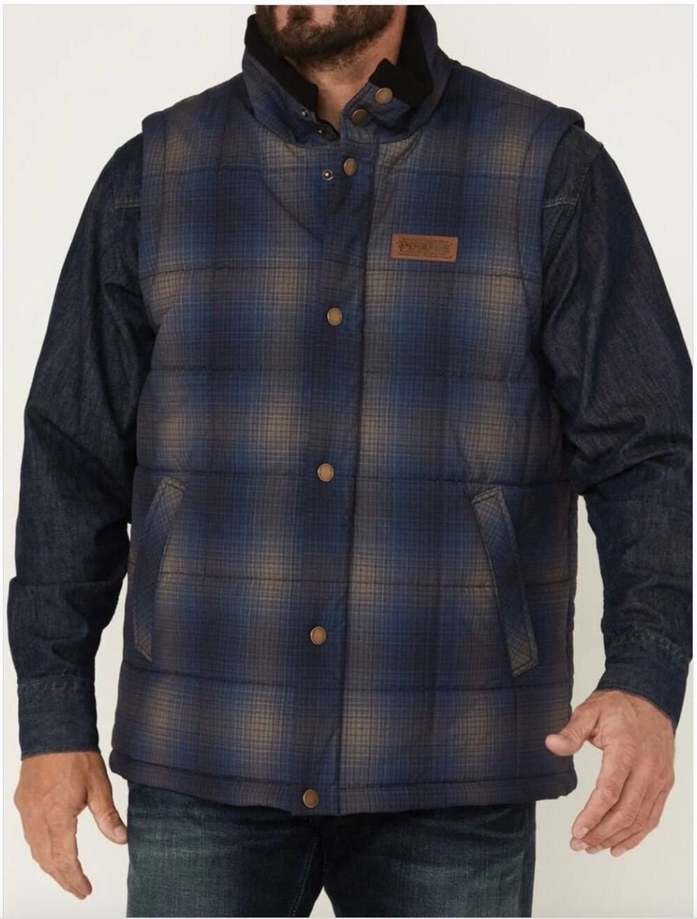 Pendleton Cody Quilted Vest Size Medium NEW